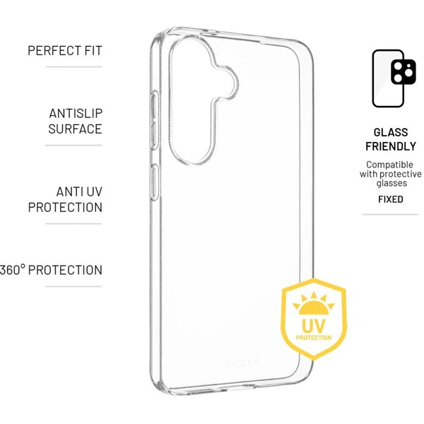 FIXED Story AntiUV TPU kryt Samsung Galaxy S25 číry - Puzdra - Obrázok e963d96cc69a41078ecf82da091a7250