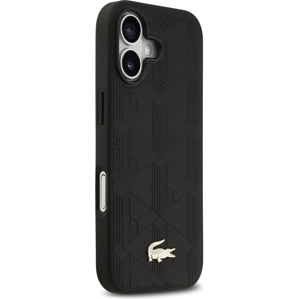 Lacoste PU Nomogram Gold Gold MagSafe kryt iPhone 17 čierny - Puzdra - Obrázok e976d0aed4244b9d94020e57a0fd5355