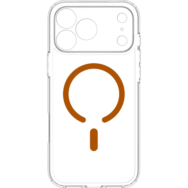 Spigen Ultra Hybrid MagSafe kryt iPhone 18 Pro Max/17 Pro Max priehľadná oranžová - Puzdra - Obrázok e99f078d8eba46d0a3035c417bbe9b85