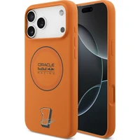 Oracle Red Bull Racing Silicone Blue Ring MagSafe kryt iPhone 17 Pro Max oranžový - Puzdra