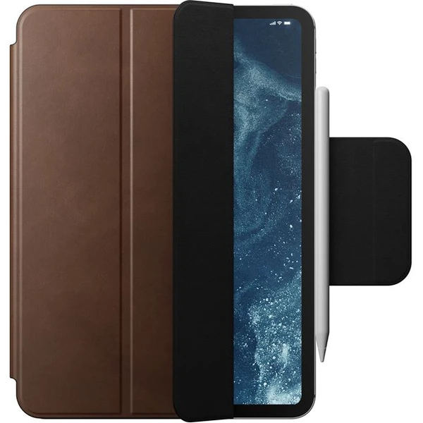 Nomad Leather Folio púzdro pre iPad Pro 11" (M4/M5) hnedé - Puzdra - Hlavný obrázok
