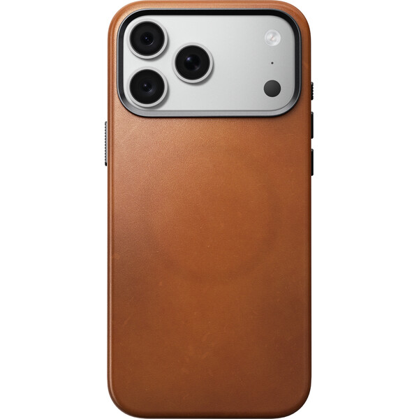 Nomad Traditional Leather (Horween) MagSafe kožený kryt iPhone 17 Pro Max/18 Pro Max Saddle - Puzdra - Obrázok e9d56e2aa1af4b67933bcbab6b7c4c7d