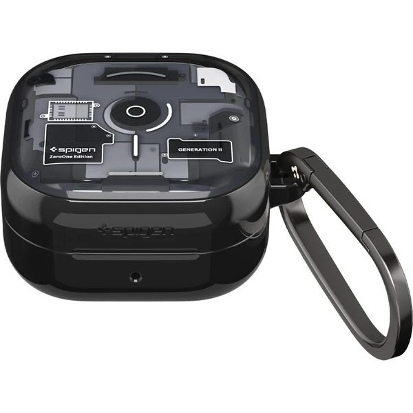 Spigen Ultra Hybrid puzdro Samsung Galaxy Buds 4 Pro/Buds4, Zero One Black - Puzdra - Obrázok e9fa8315e4ee499a805fb1b46a51f415