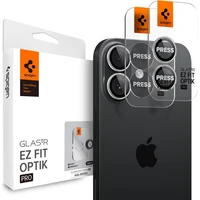 Spigen Glass TR EZ Fit Optik Pro skla iPhone 17 silver (2 ks) - Ochranné fólie a sklo