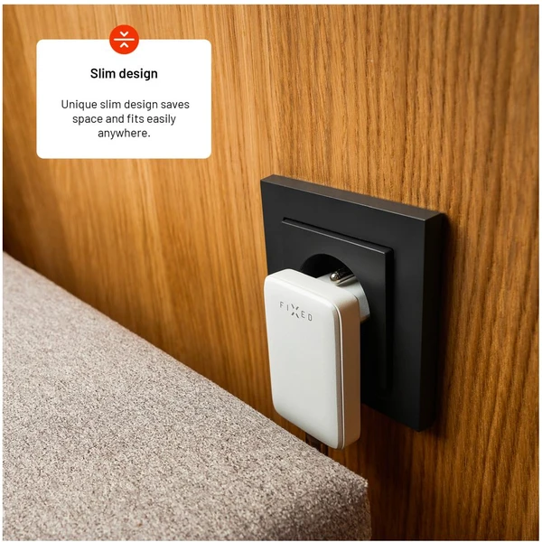 FIXED Slim GaN nabíjačka (1x USB-C), PD, 30W, biela - Nabíjačky - Obrázok ea132f8105be43dea713313f726035c6