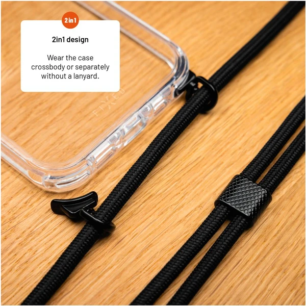 FIXED Pure Neck kryt s čiernou šnúrkou na krk pre Samsung Galaxy A26 5G - Puzdra - Obrázok ea1b35ad105144718c1227ecc68092d8