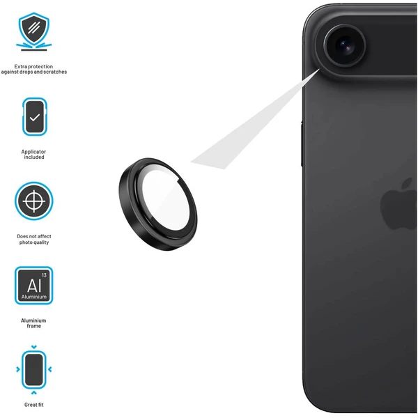 FIXED Camera Glass ochranné sklá Apple iPhone Air čierna - Ochranné fólie a sklo - Obrázok ea2103bd32ca4f74930f64a3976f5672