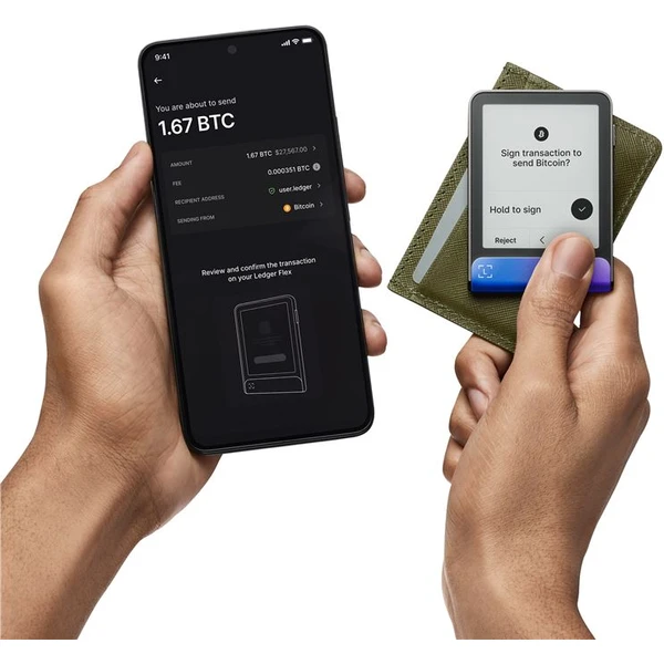 Ledger Flex krypto peňaženka (iOS/Android/MacOS/Windows/Linux) Neptune Blue - Krypto peňaženky - Obrázok ea25492b12b8467fb02e4be953efa6cd