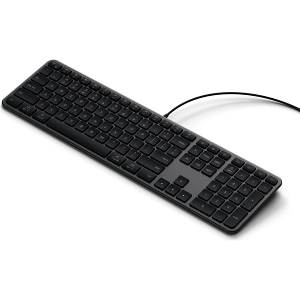 Satechi Slim LX3 káblová klávesnica - US English - Space Black - Klávesnice - Obrázok ea2d6feeb4b9411d999b1b46bb1d7653