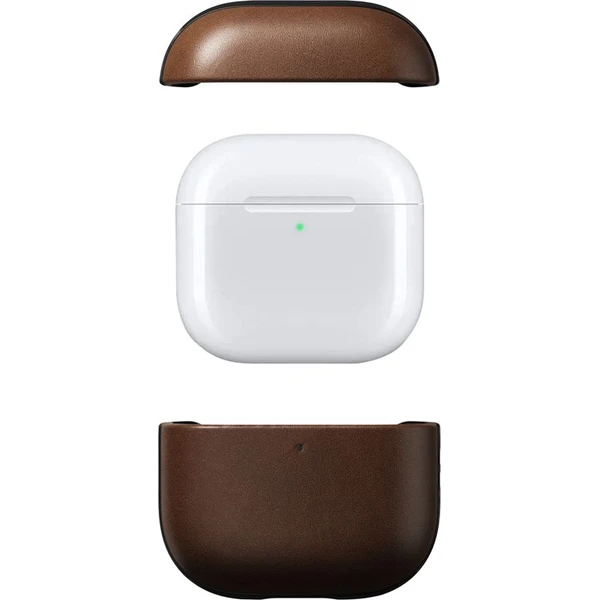 Nomad Modern Leather púzdro Apple Airpods 4 tmavo hnedé - Puzdra - Obrázok ea37bfe3a50b43bf8d0b35995a542e59