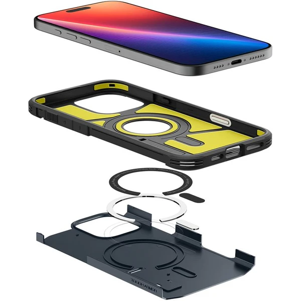 Spigen Tough Armor T MagSafe kryt iPhone 16 Pre Max modrý - Puzdra - Obrázok ea453e96f4074fd3b7f1c6067b5f2872