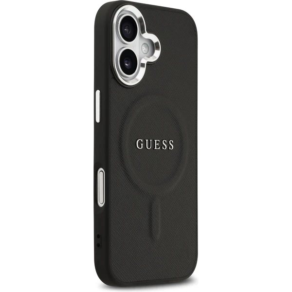 Guess PU Saffiano MagSafe kryt iPhone 17 čierny - Puzdra - Obrázok ea4ca04acb6242cda3257b2d824528cf