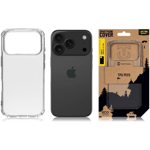 Tactical TPU Plyo kryt Apple iPhone 17 Pro číry - Puzdra - Obrázok ea4d48121f02466d886e278b134cd861