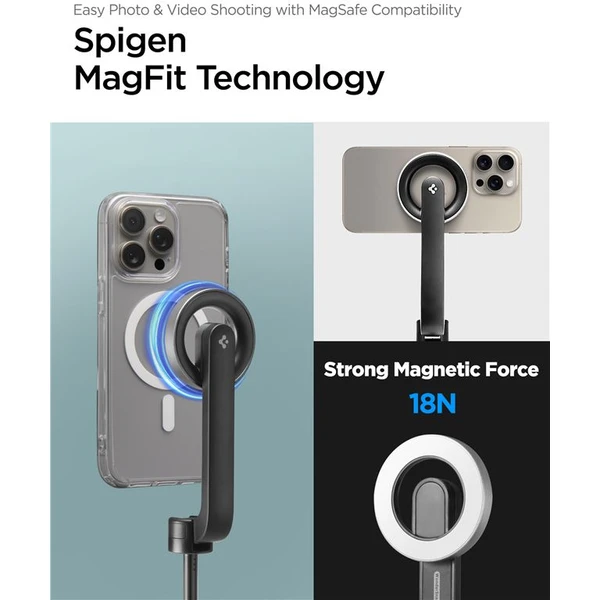 Spigen MagSafe Tripod Selfie Stick (longer version) čierna - Držiaky - Obrázok ea598a0643724d71b55605198e1bcd37