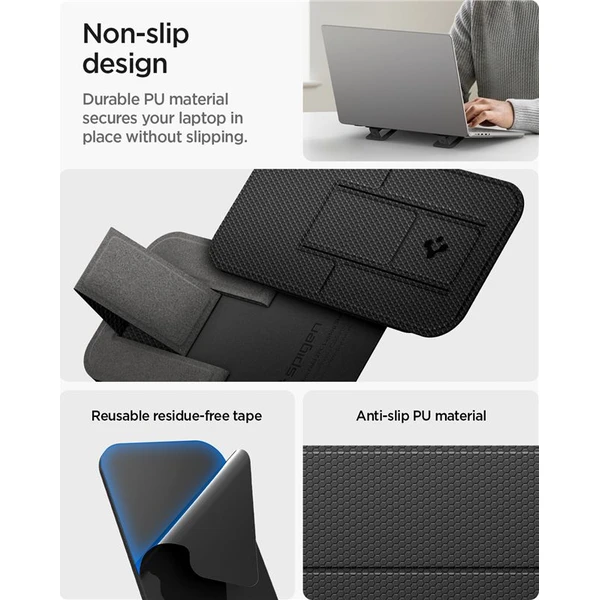 Spigen Slim Fold Laptop Stand LD201-S2 stojanček pre notebook/MacBook čierny - Stojany - Obrázok ea5afafaca7b4a7ead4ad29e7699b5e8