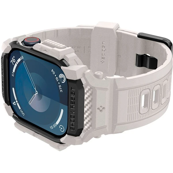 Spigen Rugged Armor Pro remienok s puzdrom Apple Watch 10/11 (46mm) béžový - Remienky - Obrázok ea5f915af14c44deb337a608db5e271e
