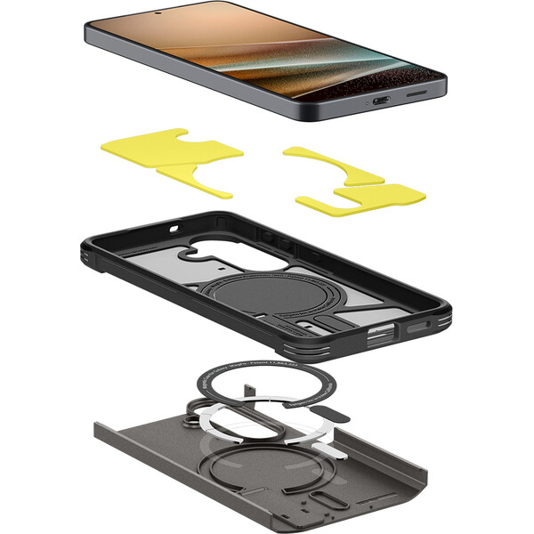 Spigen Tough Armor MagSafe kryt Samsung Galaxy S26+ tmavo šedý - Puzdra - Obrázok ea760305cd68410384914387464d40f0