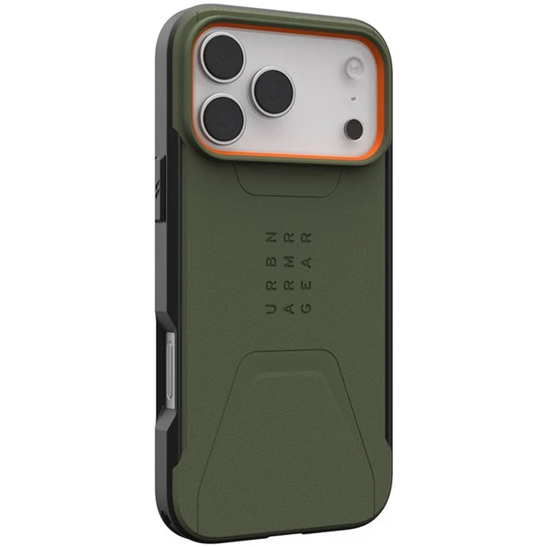 UAG Civilian Magsafe kryt iPhone 17 Pro Max zelený/oranžový - Puzdra - Obrázok eaa47942dfdc48b5b33a31cde24fb812