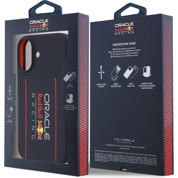 Oracle Red Bull Silicone Vertical Logo MagSafe kryt iPhone 17 modrý - Puzdra - Obrázok eaac1ad45cba43aca47d2928d0ad6b38