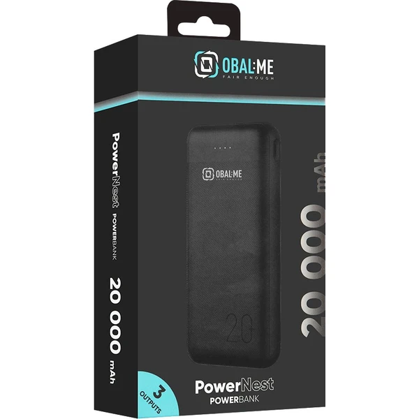 OBAL:ME PowerNest Powerbanka 20000mAh čierna - Powerbanky - Obrázok eab3ce1e78c641429c000e829dfd6922