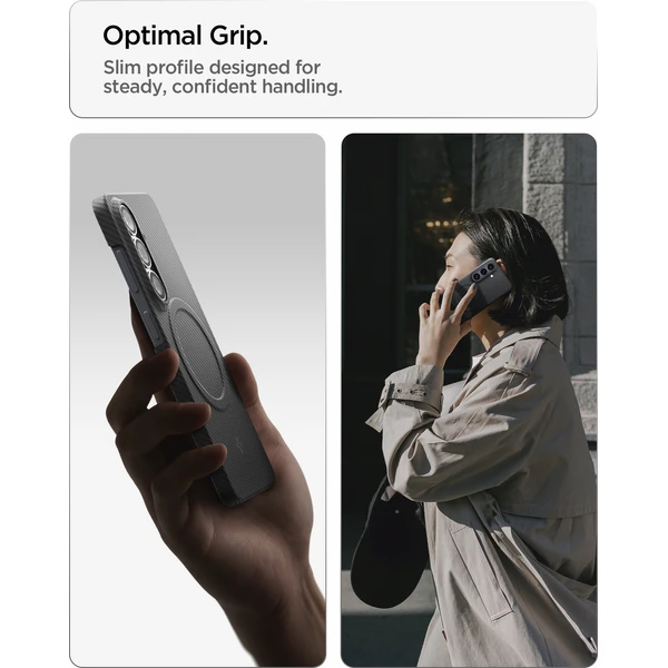 Spigen Air Skin Aramid MagSafe kryt Samsung Galaxy S26+ čierny - Puzdra - Obrázok eac3b061fcc5453b8630a8684849ba7a