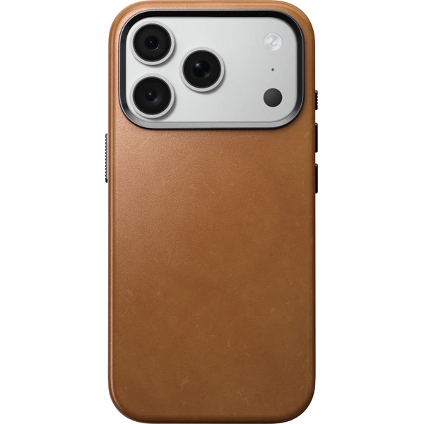 Nomad Traditional Leather MagSafe kožený kryt iPhone 17 Pro/18 Pro English Tan - Puzdra - Obrázok eac4fc828dfd491c9f4c88d5ab85c145