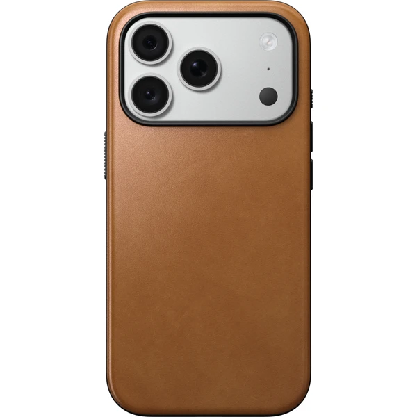 Nomad Modern Leather MagSafe kožený kryt iPhone 17 Pro/18 Pro English Tan - Puzdra - Obrázok ead00f5be1f545a3853abe294bf963d1