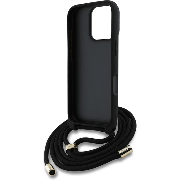 Guess PU 4G Metal Logo Crossbody popruh kryt iPhone 16 Pre Max ružový - Puzdra - Obrázok eae96127a33c4dcf9d29b0e49eb6353d