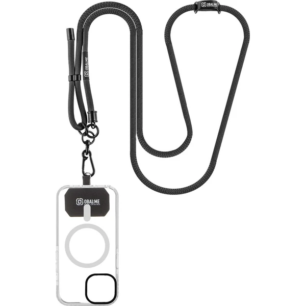 OBAL:ME NeckTag popruh na telefón čierny - Popruhy a crossbody - Obrázok eb11a0e0304e4481a85c1946dba116ad