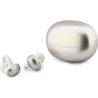 Guess Metallic Finish Classic Logo OWS bezdrôtové slúchadlá zlaté - Slúchadlá