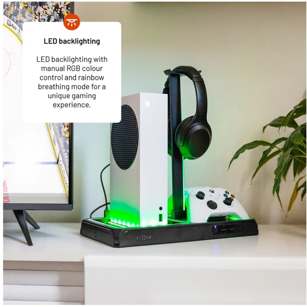 FIXED nabíjacia stanica pre Xbox Series X/S s odvetrávaním, čierna - Nabíjačky - Obrázok eb2d7697de4e41228ab345ddf3d446bf