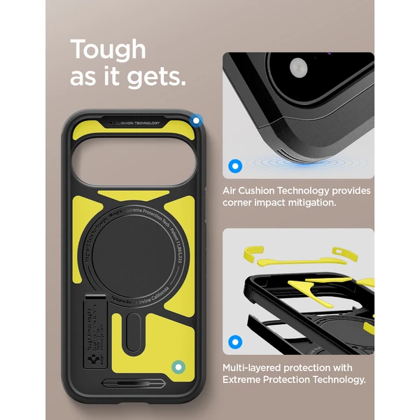 Spigen Tough Armor MagSafe, čierny - Google Pixel 11 - Puzdra - Obrázok eb30c1fdde014cb7878de4e3b403c5c6