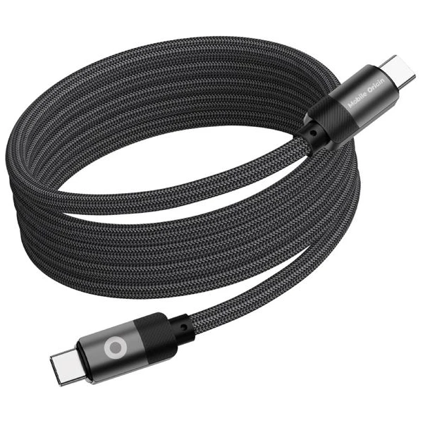 Mobile Origin Magnetic Patented Original Cable USB-C to USB-C 1m, black - Káble - Obrázok eb37d1e4083241259b6885c6e48a1a0d