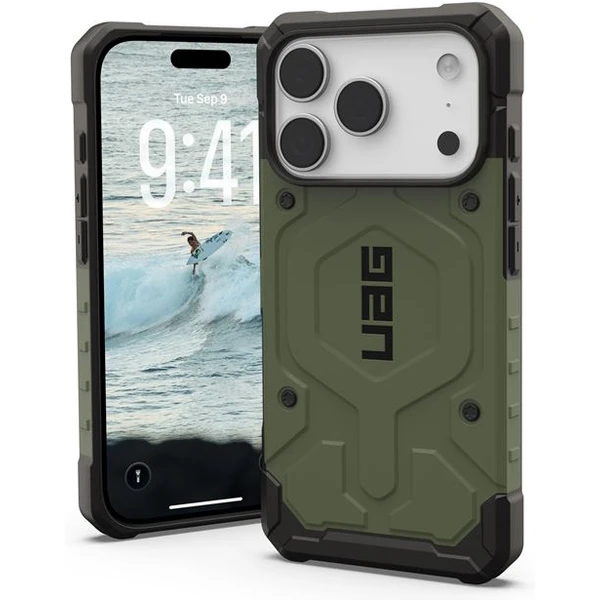 UAG Pathfinder Magsafe kryt iPhone 17 Pro zelený - Puzdra - Hlavný obrázok