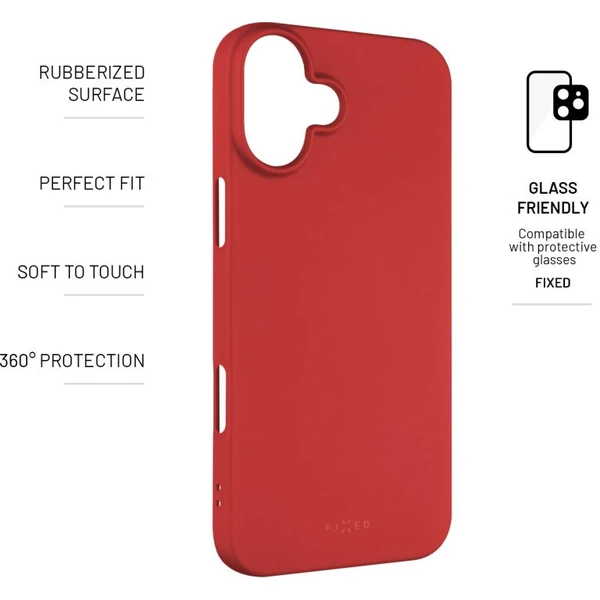 FIXED Story silikónový kryt Apple iPhone 16 Plus červený - Puzdra - Obrázok eb978b5c950c4c779582c5db2c44915a
