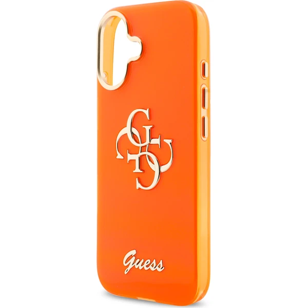 Guess IML 4G Script Metal Logo kryt iPhone 17 oranžový - Puzdra - Obrázok ebaf5d56cbab4069a88cccb7e9291a55