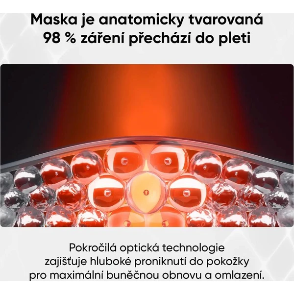JOVS LED svetelná terapeutická maska na tvár - Čističe pleti - Obrázok ebb4cc3d8d0a41b2909930ac7b2811b0