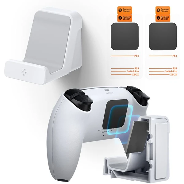 Spigen Mount Wall Stands držiaky na herné ovládače Playstation/XBOX/Nintendo Switch Pro (2 ks) - Držiaky - Obrázok ebba4e8658f7495a9f18e90d9baed523