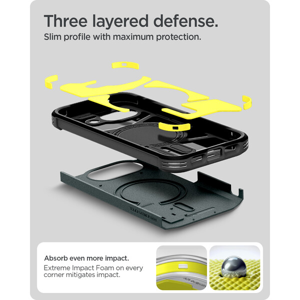 Spigen Tough Armor MagSafe kryt Google Pixel 10a abyss green - Puzdra - Obrázok ebdf3d7dd239410d903c5a4e73126280