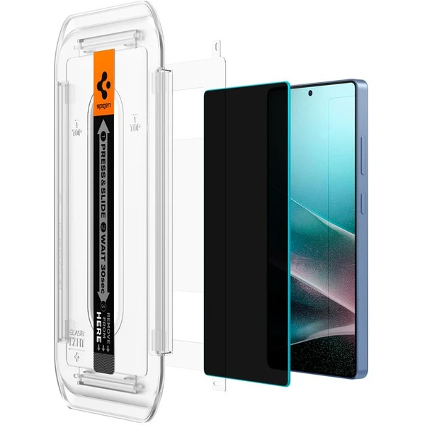 Spigen Glass TR EZ Fit HD (Privacy) tvrdené sklo Samsung Galaxy S25 Ultra (2 ks) - Ochranné fólie a sklo - Obrázok ebe9d3dbfd7f4e6487d62991a3810934