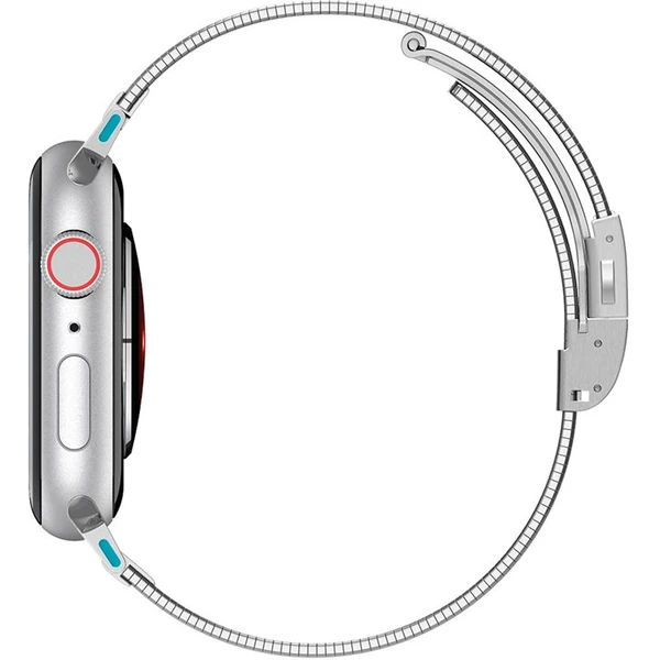 Spigen Sleek Link remienok Apple Watch 49/46/45/44/42mm strieborný - Remienky - Obrázok ebfccb2ee015474196b3195d44c4ba50
