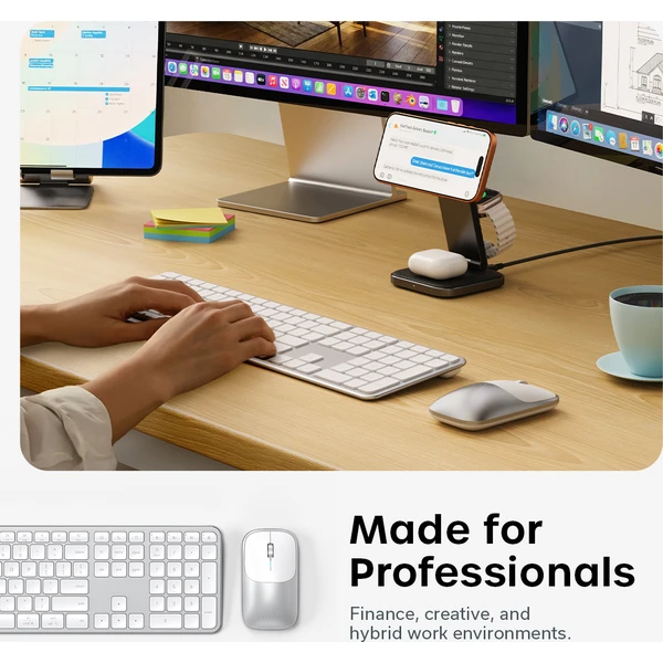 Satechi Slim CEX3 Wireless Combo (Keyboard and Mouse) - US English - Silver - Klávesnicové sety - Obrázok ec1f48f2c84e44d6bb7372b45ed708bf