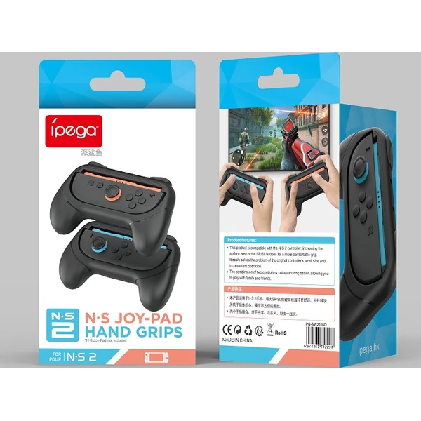 iPega SW2055D Grip pre JoyCon ovládače Nintendo Switch 2 čierny - Konzolové príslušenstvo - Obrázok ec2e0053133043fc8d0622e8885d003f