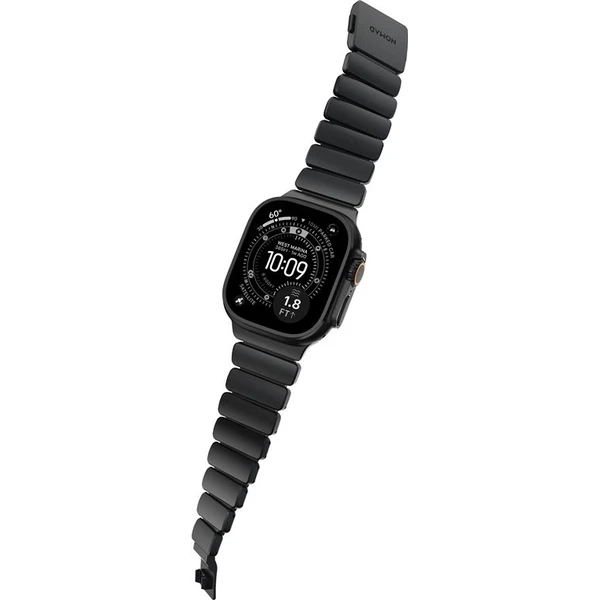 Nomad Stratos Band FKM remienok Apple Watch 45/46/49mm Black Titanium/Black - Remienky - Obrázok ec592f6d1d8a4f7cbc1a1be911ad4968