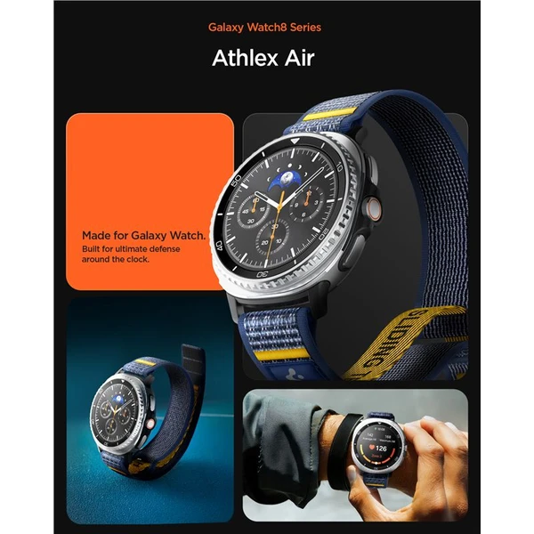 Spigen Athlex Air Active remienok Galaxy Watch8 Classic/Watch8 (40/44mm) námorne modrý - Remienky - Obrázok ec62352afdaf42e98912bcea1969a1ae