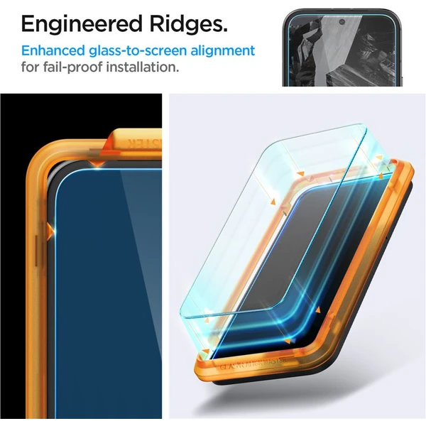 Spigen Glass tR AlignMaster tvrdené sklo Google Pixel 8a (2-pack) - Ochranné fólie a sklo - Obrázok ec9315f4c05b494f93bfd78319f96d68