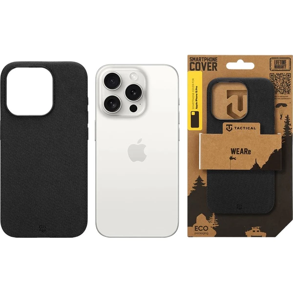 Tactical MagForce WEARe Kryt pre Apple iPhone 15 Pro Black - Puzdra - Obrázok ecaffeb81e75428b97ba166e804fbf3e