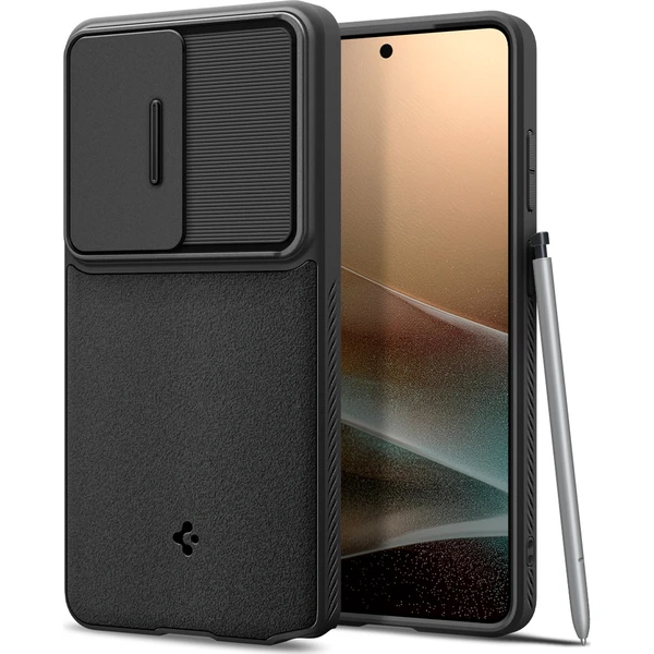 Spigen Optik Armor kryt Samsung Galaxy S26 Ultra čierny - Puzdra - Hlavný obrázok