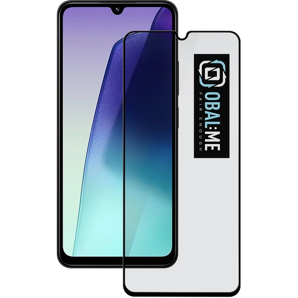 OBAL:ME 5D Tvrdené Sklo pre Xiaomi Redmi 14C 4G/Poco C75 čierne - Ochranné fólie a sklo - Hlavný obrázok