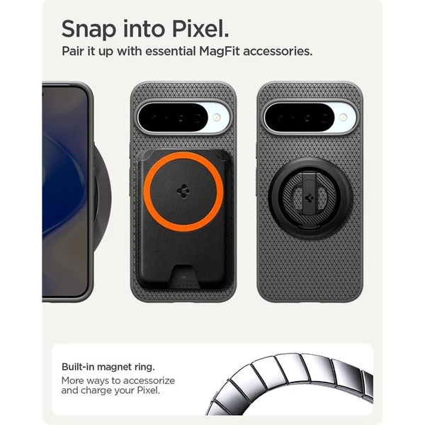 Spigen Liquid Air MagSafe kryt Google Pixel 10/10 Pro sivý - Puzdra - Obrázok ed07d104d97248679df023634c3263c4